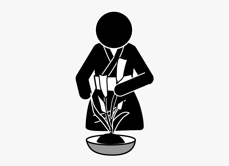 Icon Ikebana, Transparent Clipart