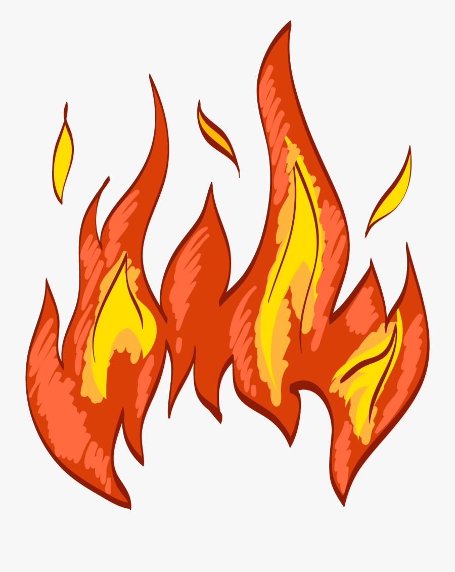 Download Library Download Fire Combustion Transprent - Fire Drawing Png, Transparent Clipart