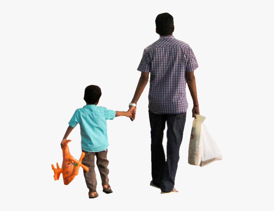 Transparent Group People Walking Png - Father And Son Png, Transparent Clipart