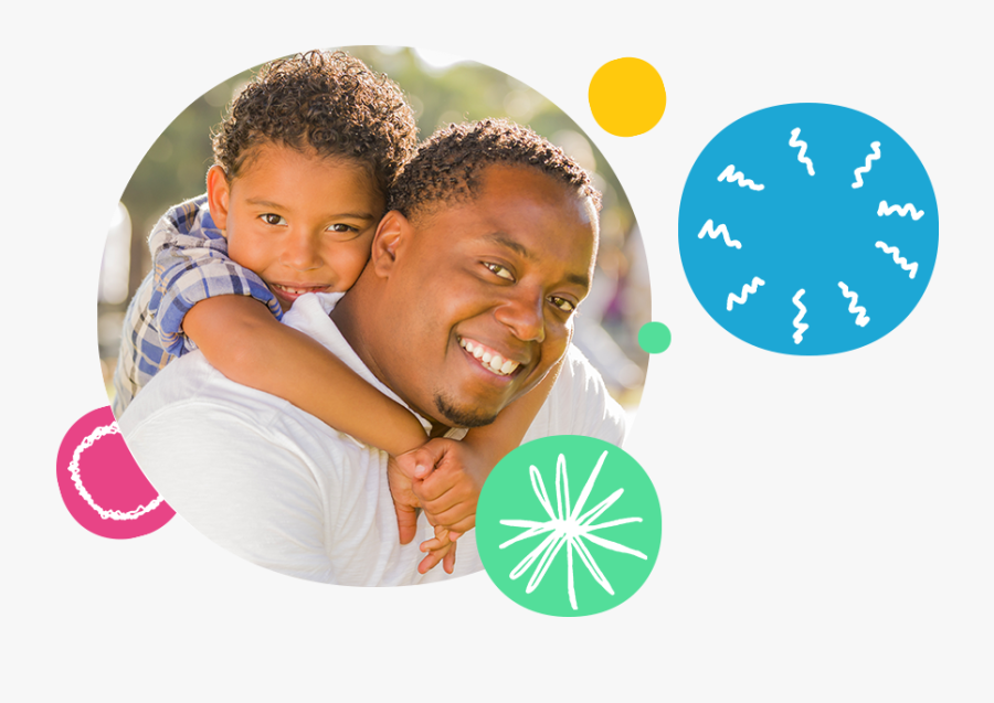 Transparent Father And Son Hugging Clipart - Children's Healthwatch, Transparent Clipart