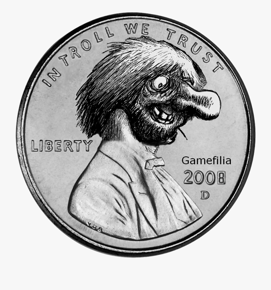 Transparent Trolls Personajes Png - God We Trust Coin, Transparent Clipart