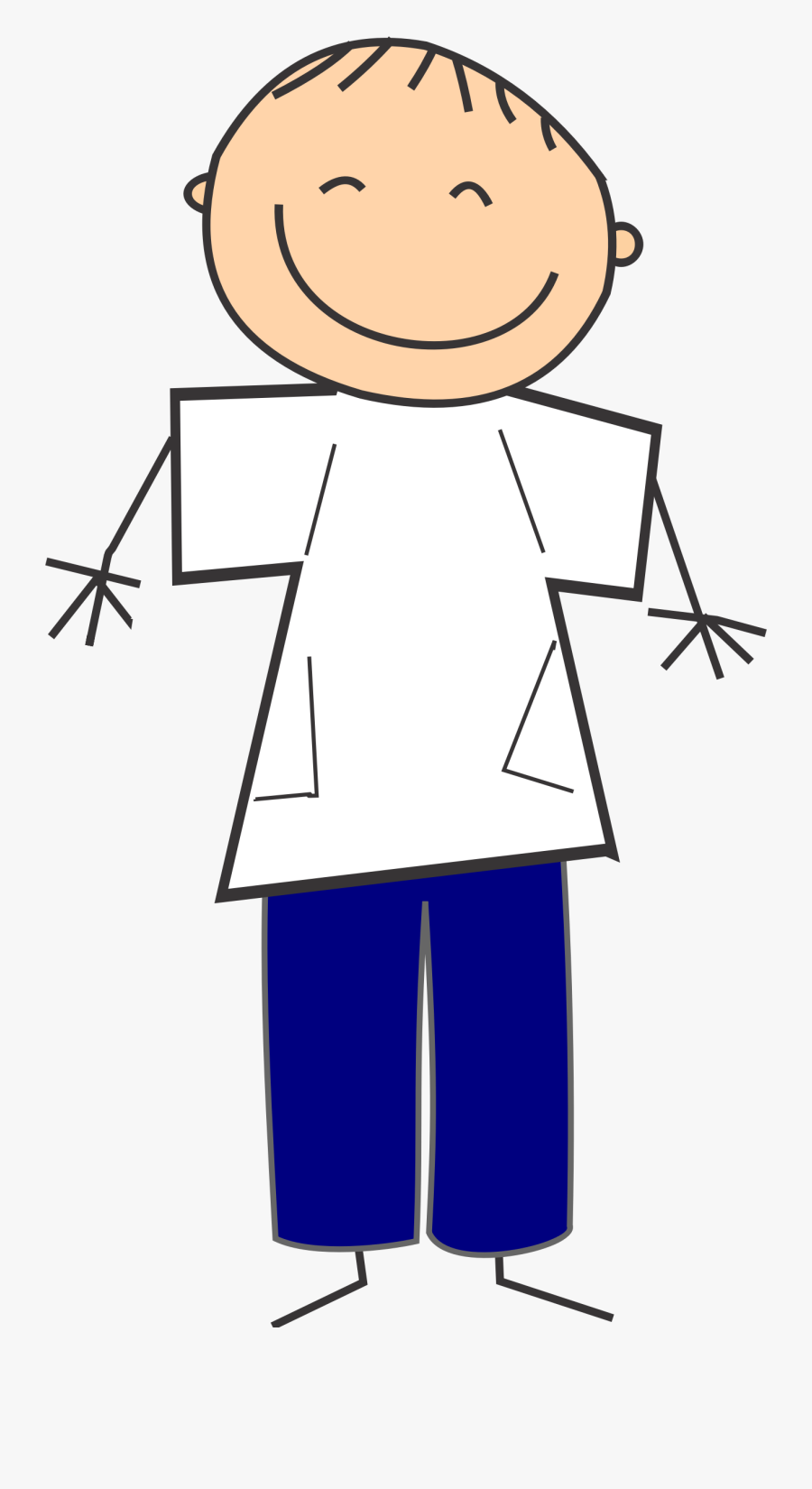 Dad Clipart Middle Aged Man - Cartoon, Transparent Clipart