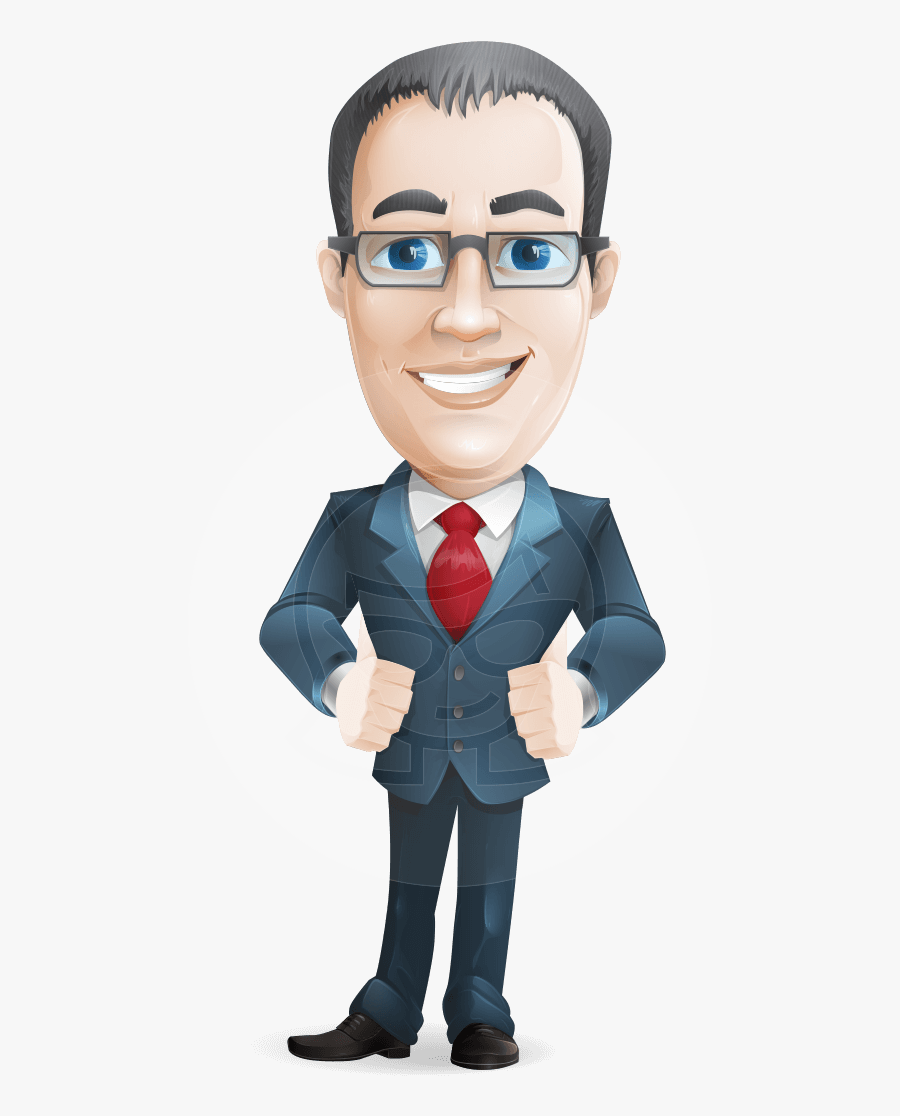 Transparent Cartoon Man Png - Cartoon Business Characters Png, Transparent Clipart