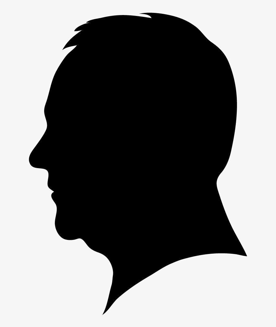 Silhouette Clip Art - Boy Silhouette Head, Transparent Clipart