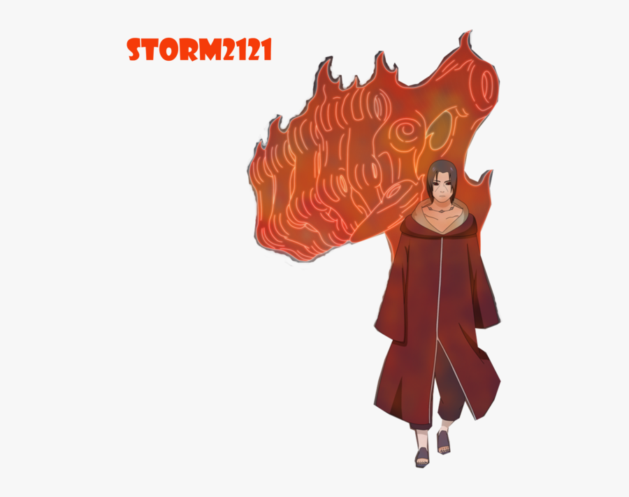 Image Black And White Stock Edo Tensei Render By Storm - Itachi Susanoo Png Naruto, Transparent Clipart