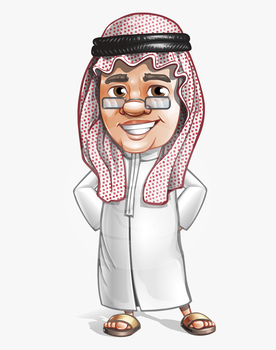 A Middle Aged Chubby - Arabian Wazir, Transparent Clipart