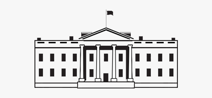 White House Clipart Transparent - Clip Art Icon White House, Transparent Clipart