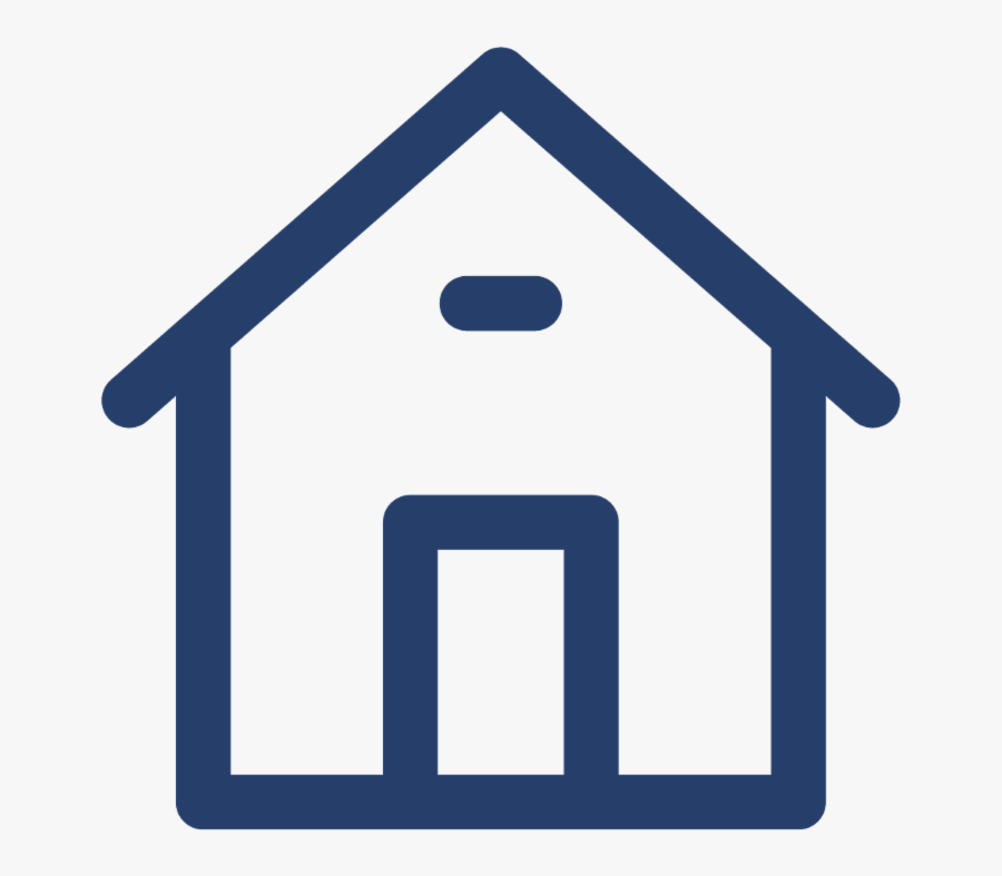 Pacific Ridge Homepage - House Icon Png Blue, Transparent Clipart