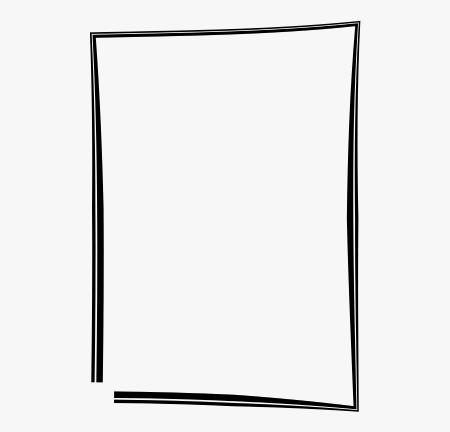 Picture Frame,square,angle - Paper, Transparent Clipart