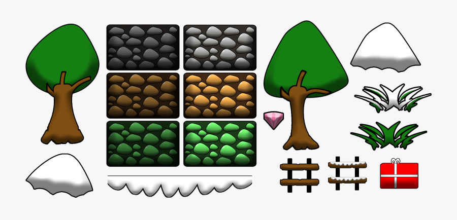 Plattform Titelset Snow - Tree, Transparent Clipart