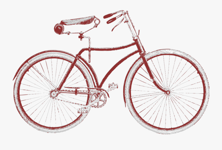Bicycle Pen And Ink, Transparent Clipart