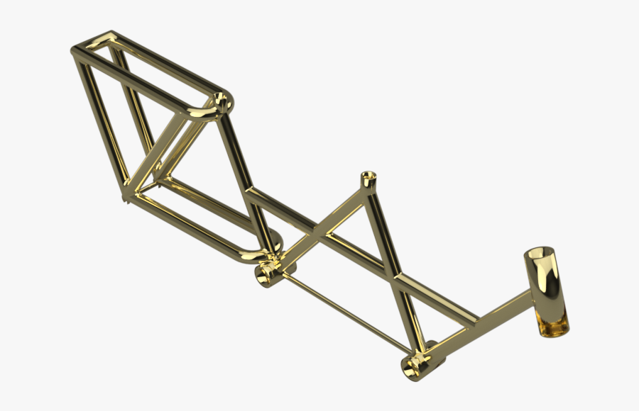 Bicycle Frame, Transparent Clipart