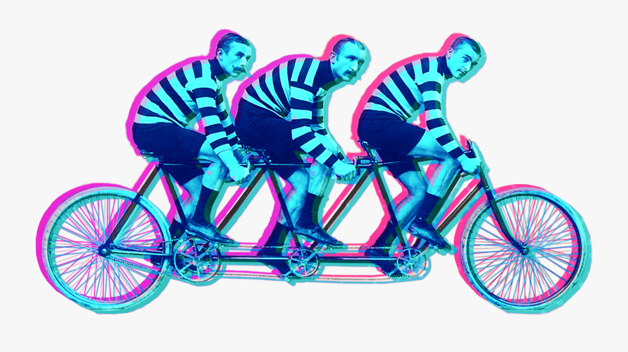 Tandem Bicycle, Transparent Clipart