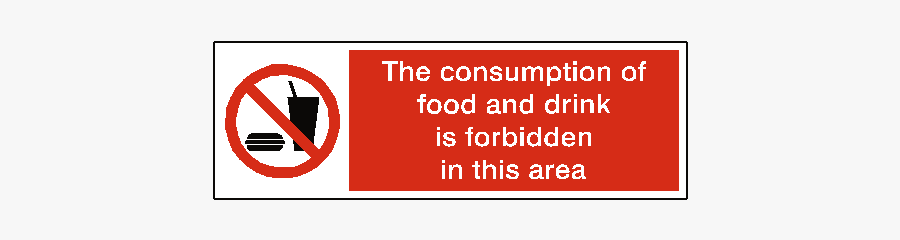 No Food No Drink Sign Png - Zakaz Jedzenia I Picia, Transparent Clipart