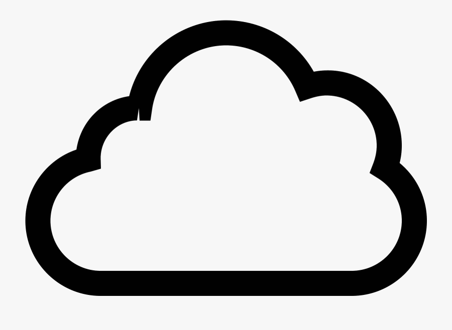 This Is A Very Simple Icon That Looks Just Like A Cloud - Icone Cloud, Transparent Clipart