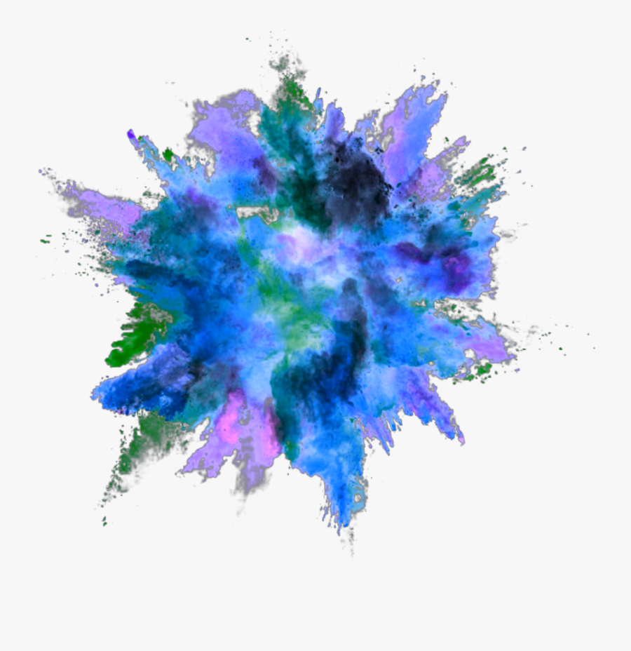 #explosion #color #powder #dust, Transparent Clipart