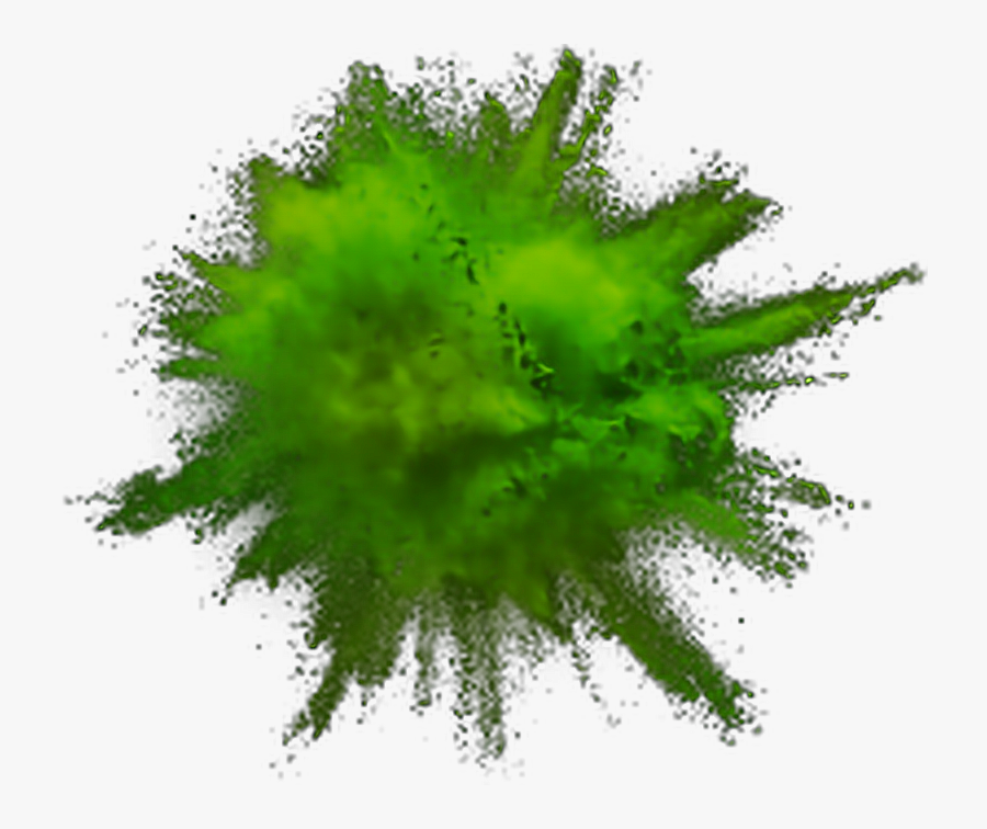 Green Explosion Powder - Red Powder Explosion Png, Transparent Clipart