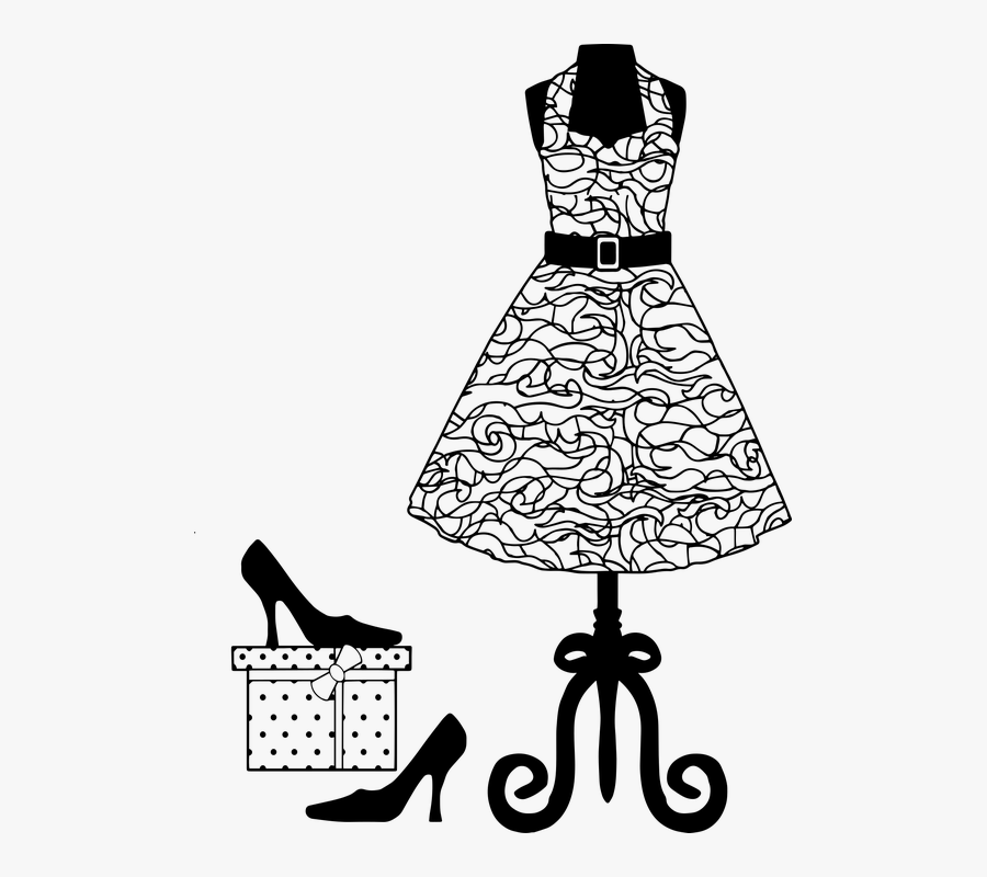 Dress Form, Tailor, Dress, Manequin, Mannequin - Basic Pump, Transparent Clipart