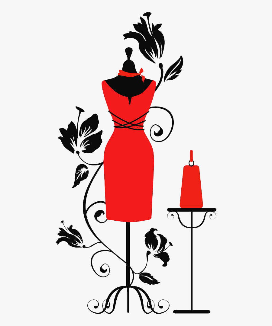 Mannequin Royalty-free Dress Form Clip Art - Dress Mannequin Sketch Clipart ,...