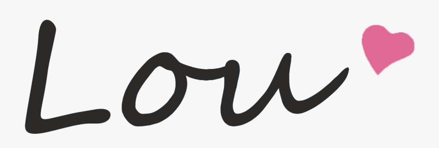 Lou Dresses Online Store - Calligraphy, Transparent Clipart