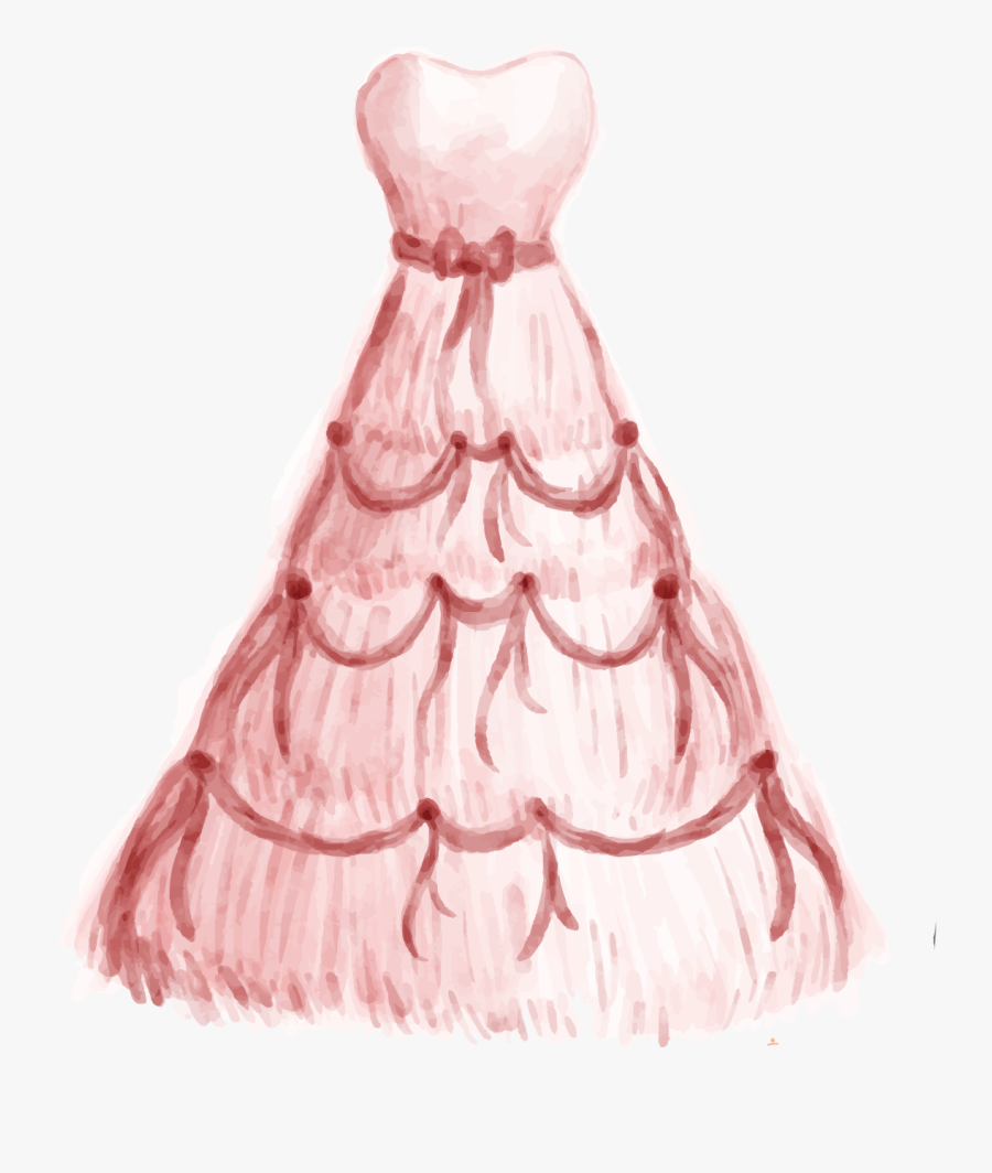 Wedding Watercolor Painting Suit Clothing - 彩繪 禮服, Transparent Clipart
