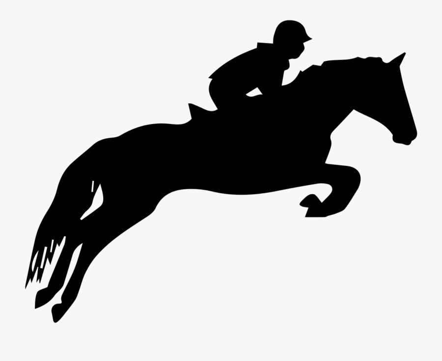 Horse Show Show Jumping Equestrian - Horse Jumping Silhouette Png, Transparent Clipart