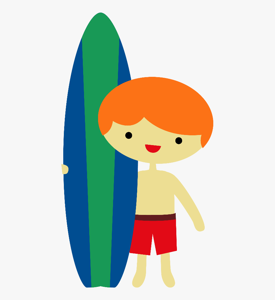 Menino Na Praia Png, Transparent Clipart