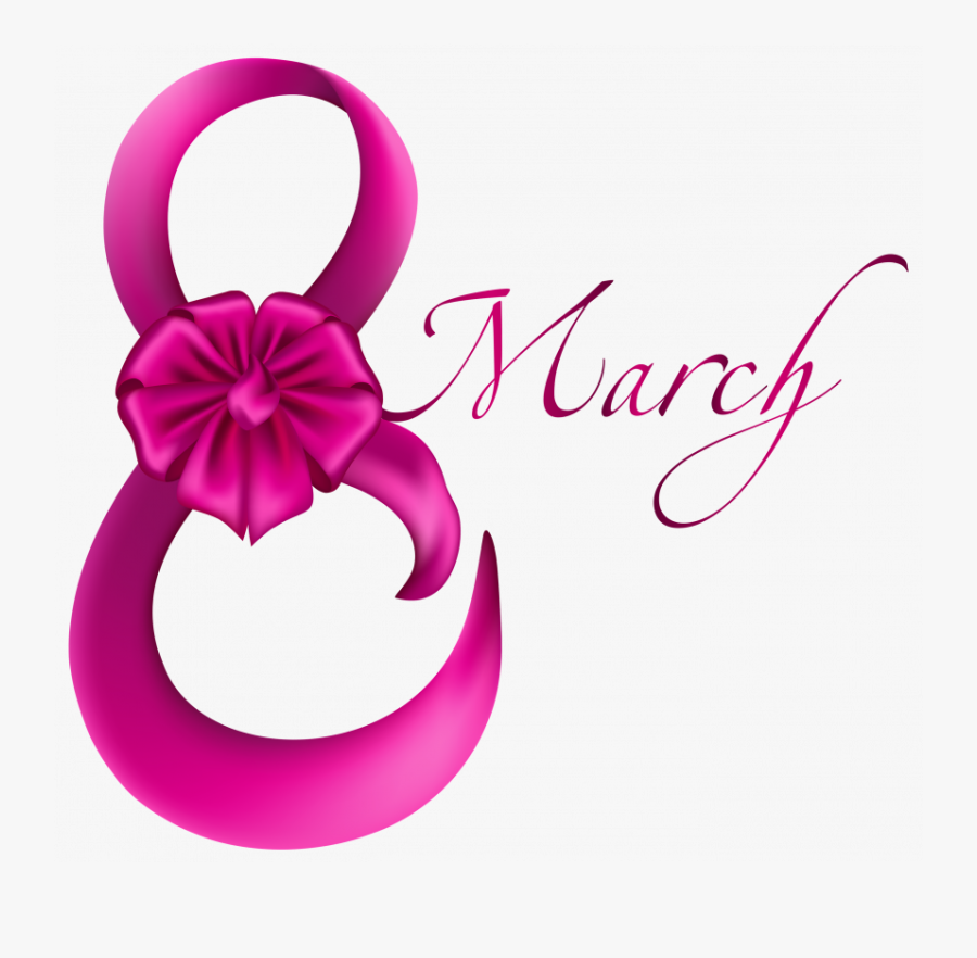 8 March Women Day, Transparent Clipart