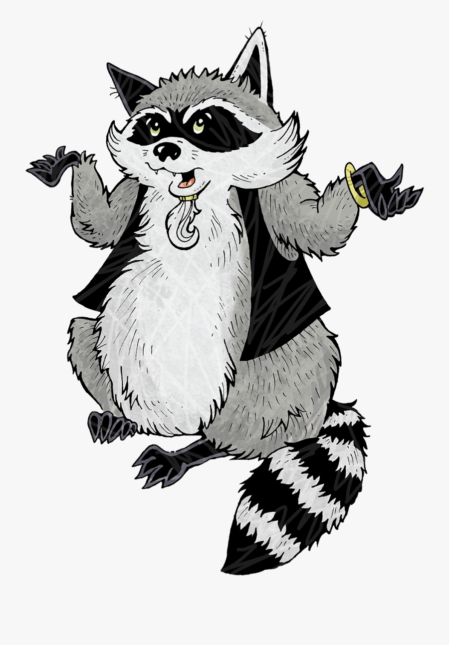Drawing Raccoon Ink - Kendra Kandlestar And The Box Of Whispers, Transparent Clipart