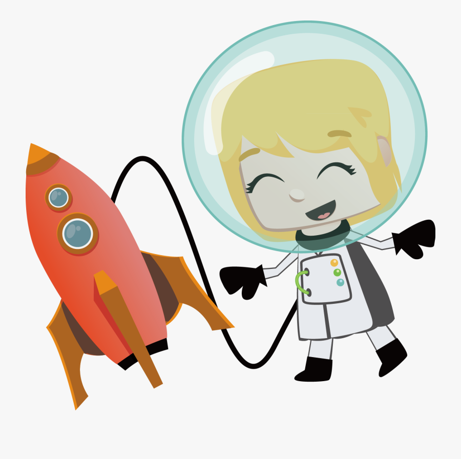 Astronaut Cartoon Png - Cartoon, Transparent Clipart