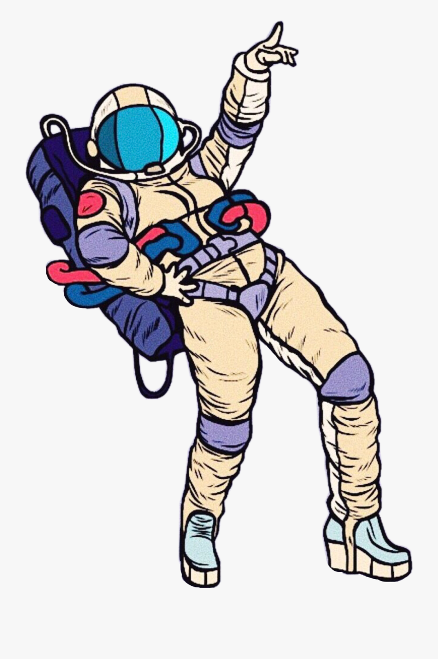 #remixme #astronaut #space #galaxy #vsco #tumblr #freetoedit - Space Vsco Stickers, Transparent Clipart
