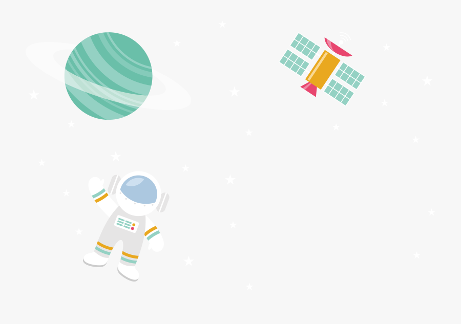 Satellite Icon Astronauts In Transprent Png Free - Satellite Cartoon, Transparent Clipart