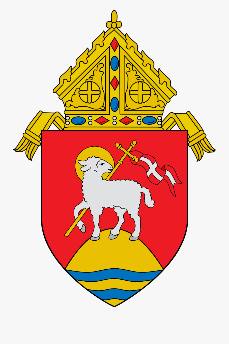 Transparent Catholic Clipart - Archdiocese Of Denver Coat Of Arms, Transparent Clipart