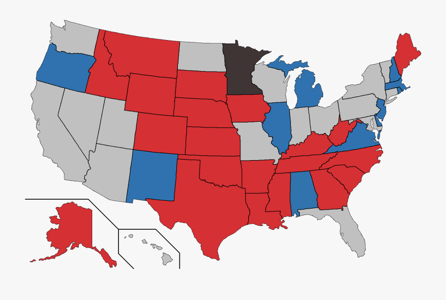 Transparent Puerto Rico Flag Png - 2020 Senate Election Map, Transparent Clipart