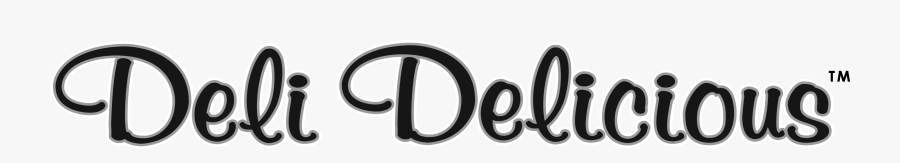 Deli Delicious - Calligraphy , Free Transparent Clipart - ClipartKey
