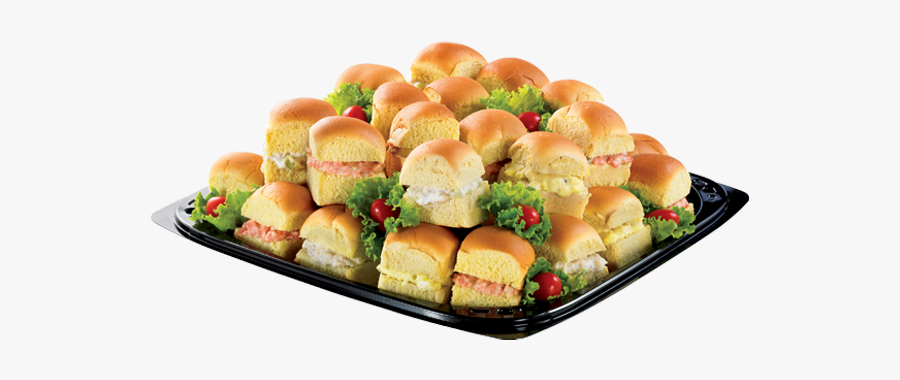 Mini Sandwiches On A Tray, Transparent Clipart