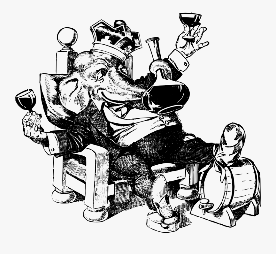 Elephant King Cliparts, Transparent Clipart