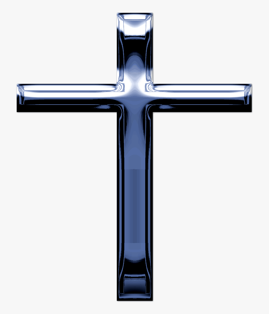 Fancy Blue Cross Clipart Clip Transparent Stock - Cross, Transparent Clipart