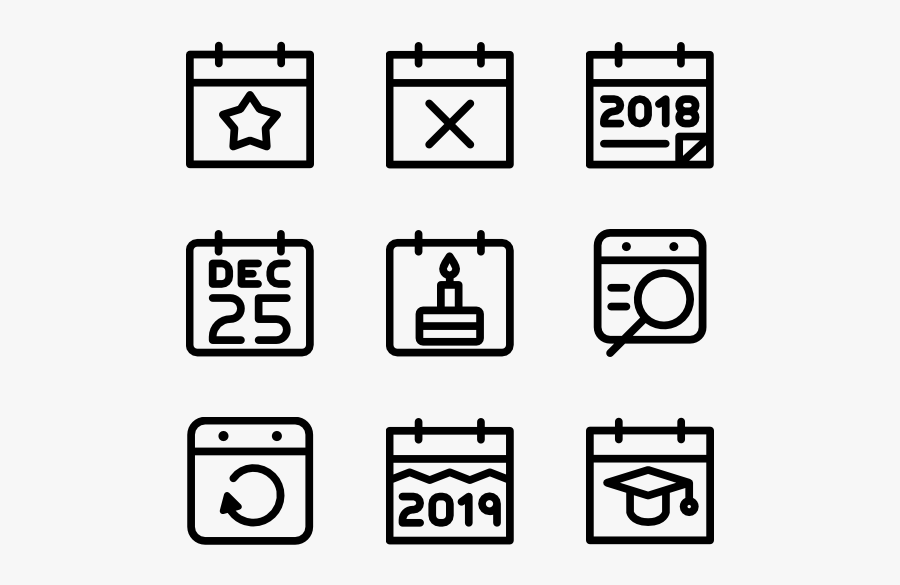 Property Vector Icons, Transparent Clipart