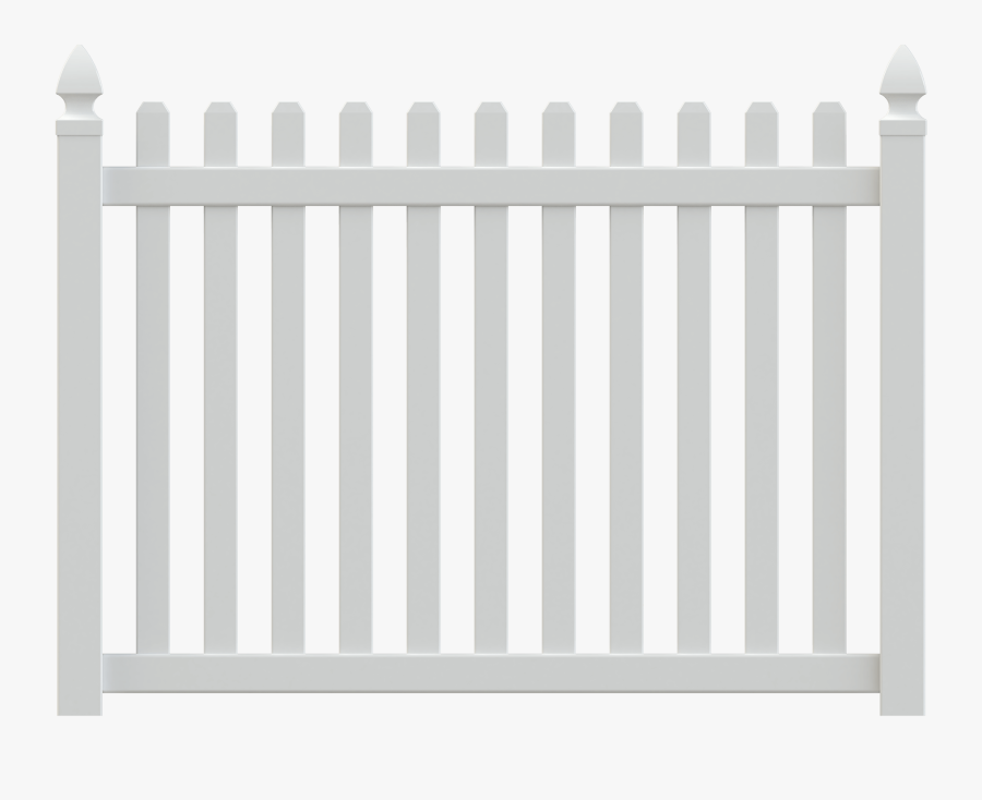 Columbia Vinyl Picket Fence - Fence, Transparent Clipart