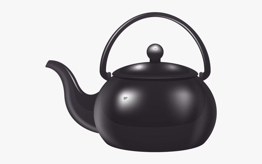 Black Tea Pot Png Image Free Download Searchpng - Tea Pot And Cup Png, Transparent Clipart