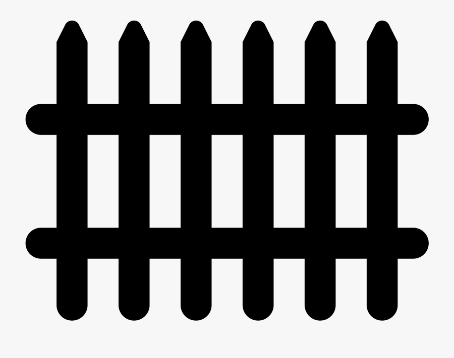 Clip Art Fence Svg - Fence Icon Png, Transparent Clipart