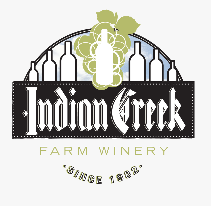 Indian Creek Winery Logo, Transparent Clipart