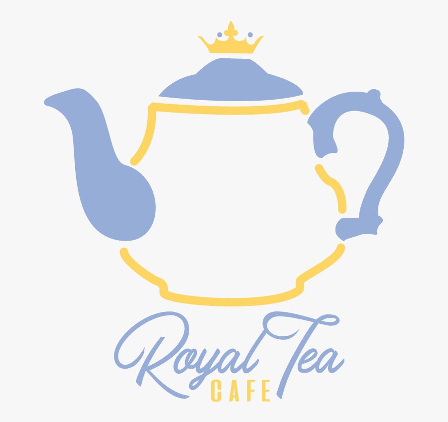 Royal Tea Cafe Logo, Transparent Clipart