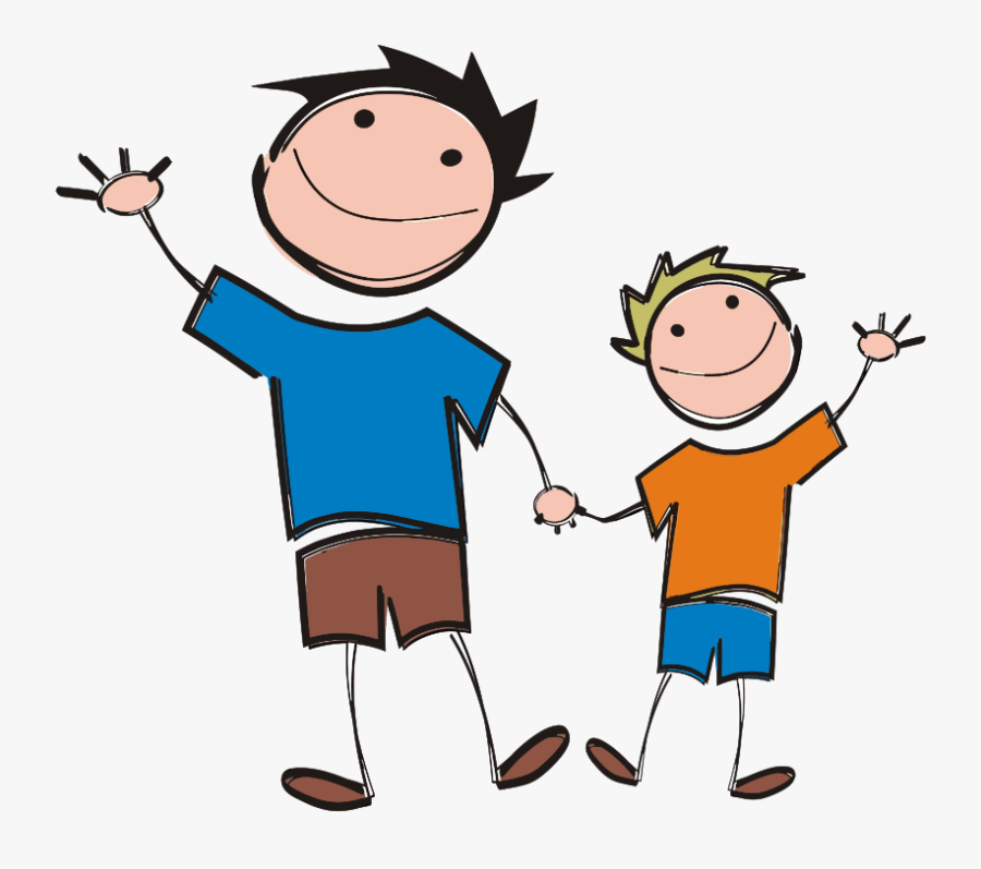 Father And Son Png Transparent - Family Cartoon Transparent Background , Fr...