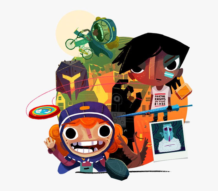 Undefined - Knights And Bikes Poster, Transparent Clipart