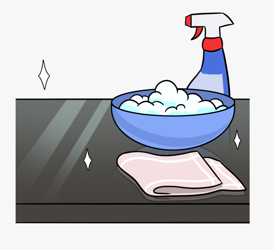 Transparent Food Poisoning Clipart - Kitchen Cleaning Cartoon Png, Transparent Clipart