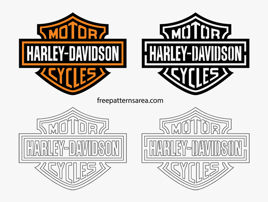 Harley Davidson Dxf - Harley Davidson, Transparent Clipart