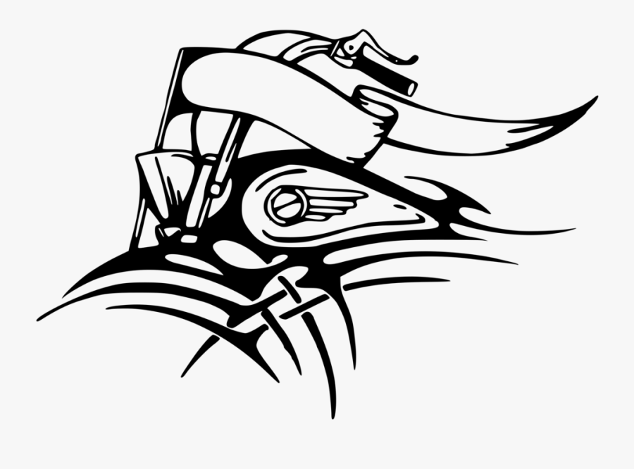 Line Art,art,monochrome Photography - Biker Tribal, Transparent Clipart