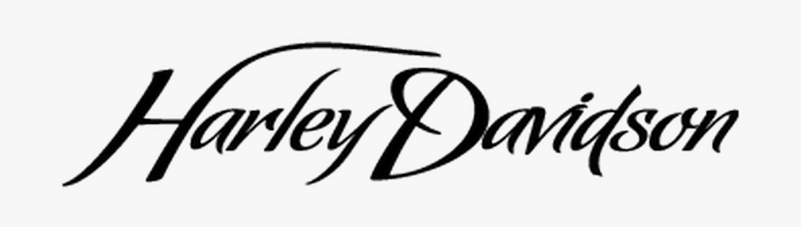 Clip Art Motorcycle Script Typeface Logo - Harley Davidson Script Logo, Transparent Clipart